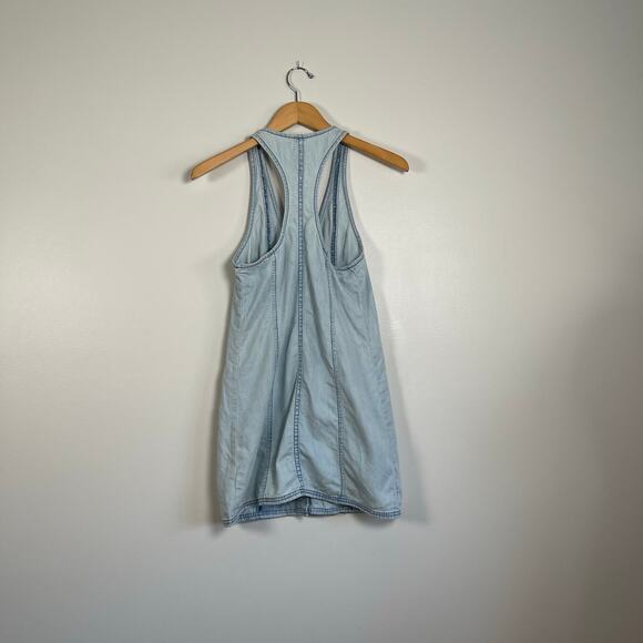 Cooperative • Denim Button Down Mini Dress - Picture 3 of 5